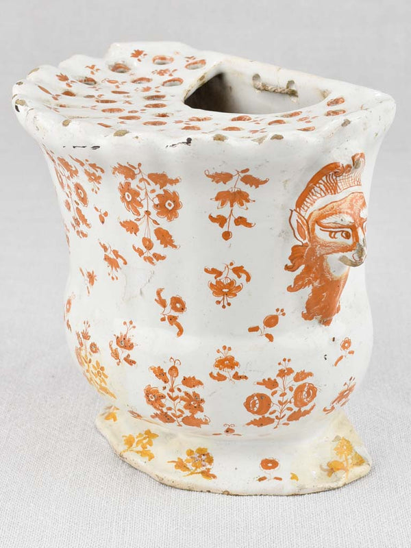 19th century earthenware vase