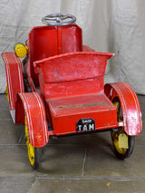 Mid-century Swiss carousel toy car - red TAM