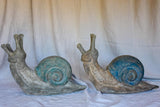 Pair of large French garden snails - 1950's