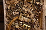 Assemblage of salvaged carved wood details 1 of 2