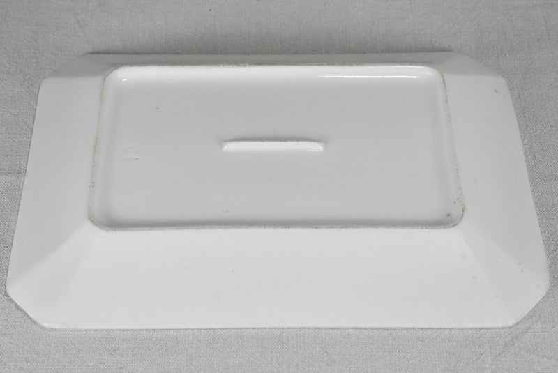 Distressed White Classic Butcher's Porcelain Platter