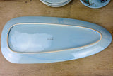 Hand painted seafood 12 plate service Pornic (Britanny) - 1960's