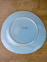 Hand painted seafood 12 plate service Pornic (Britanny) - 1960's