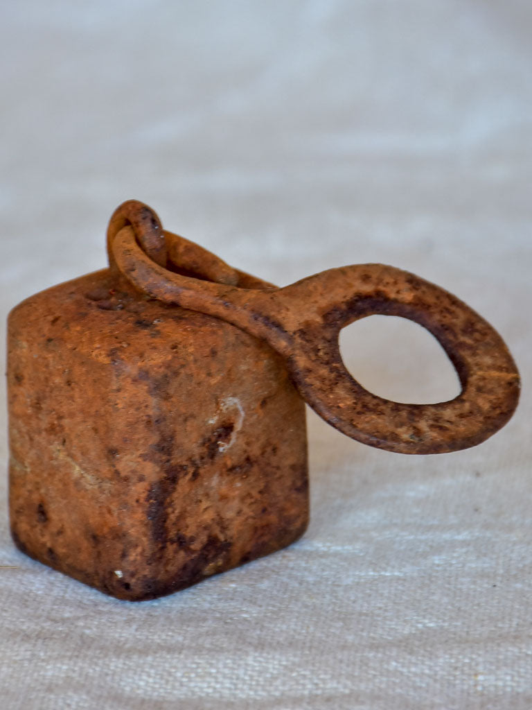 Small antique French weight from scales