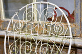Pair of English wirework garden chairs