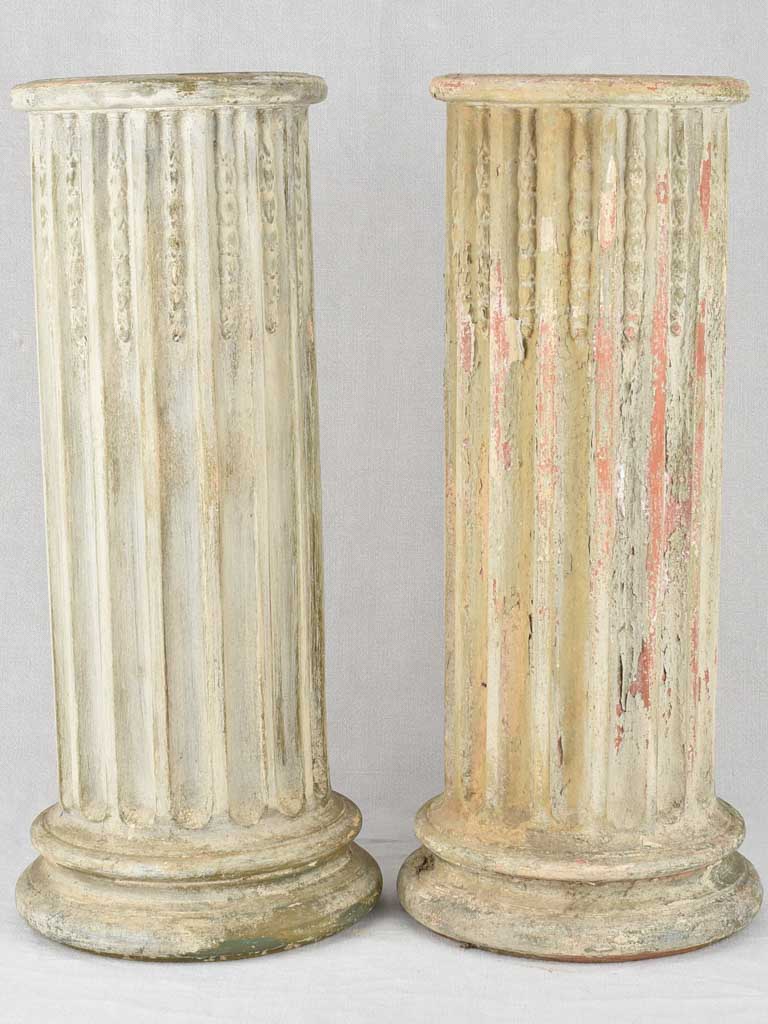 Beautifully finished column pedestals