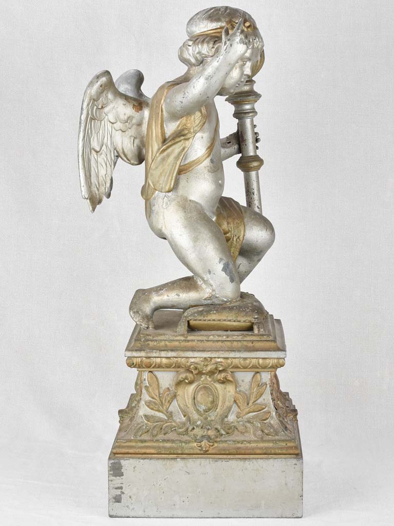 Distinctive cherub figurine from 1800s