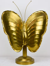 Vintage Italian brass butterfly table lamp