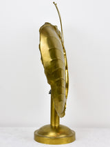 Antique Italian butterfly-shaped brass lamp