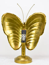Italian luxury brass butterfly statement piece