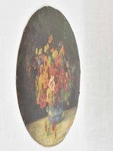 Vintage oval still life - summer bouquet - Signed ‘A.Arche’ - 15¾" x 19¾"