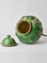 French Dieulefit water pot with glaze loss