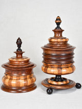 Two 19th-century English tobacco containers