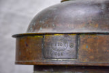 Pair of antique boat lanterns - 1908 Genova