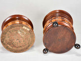 Two 19th-century English tobacco containers