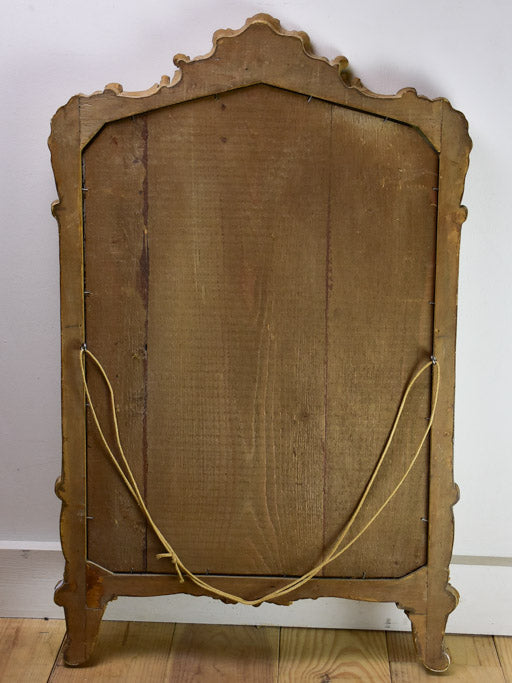 Louis XV style mirror with gilt frame 19¾" x 32"