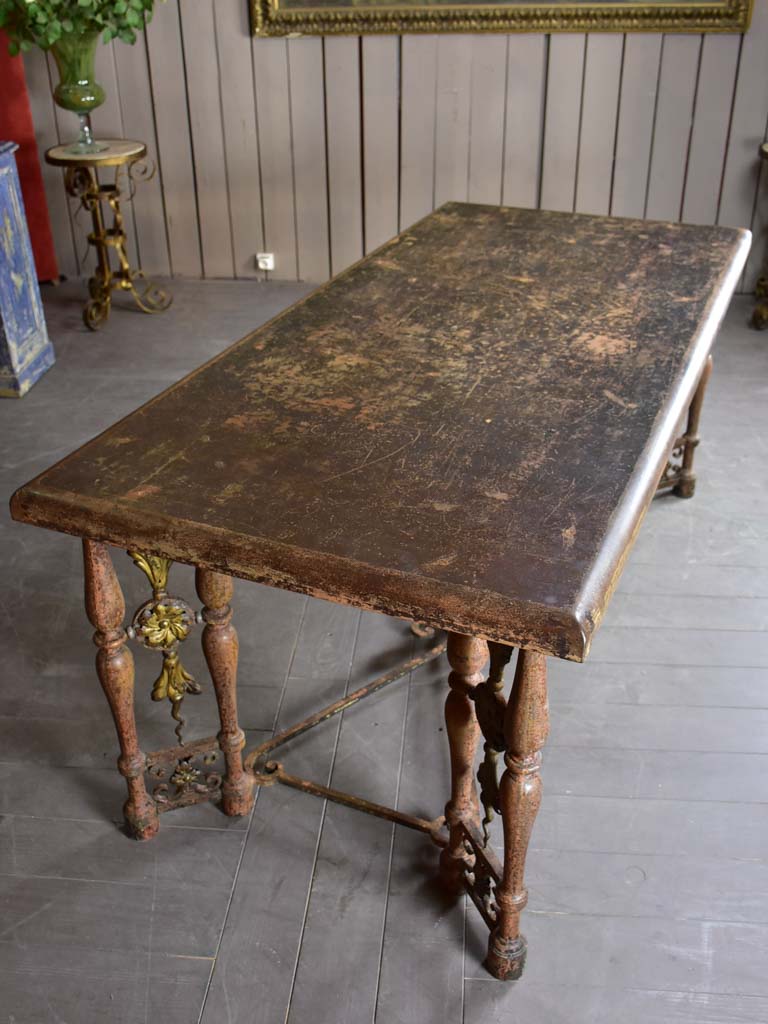 Louis XIV style entry table 34¼" x 73¾"