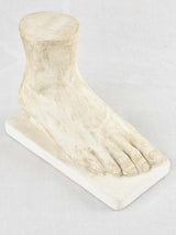 Vintage mid-20th century plaster foot sculpture