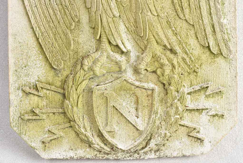 French plaster mold - Napoleon's coat of arms