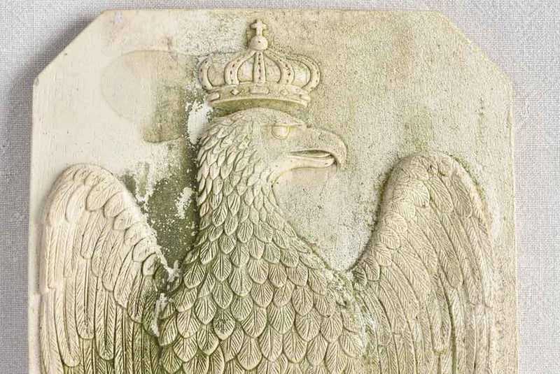 French plaster mold - Napoleon's coat of arms