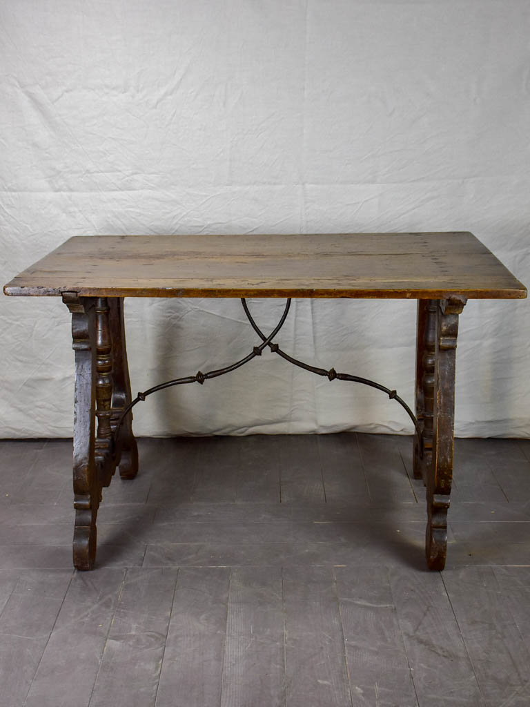 Late 17th Spanish walnut console / writing table 32¾" x 49½"