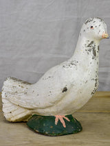 1960's cement garden sculpture of a white dove