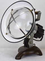 Large industrial French lamp - black