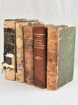 Rustic Antique French Law Book Collection