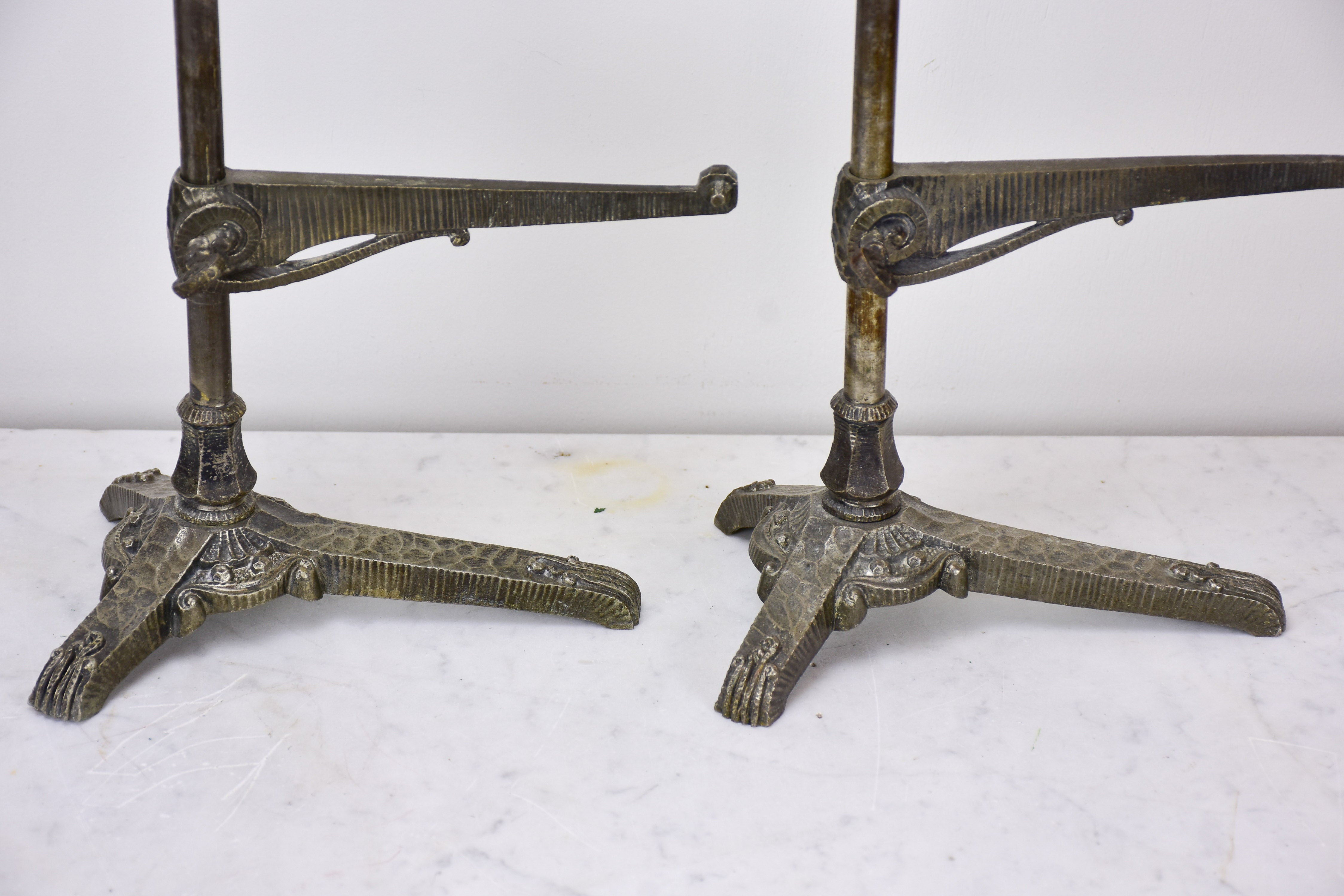 Pair of antique display shelving stands - Siegel, Paris