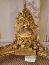 Antique Louis XVI console table with marble top