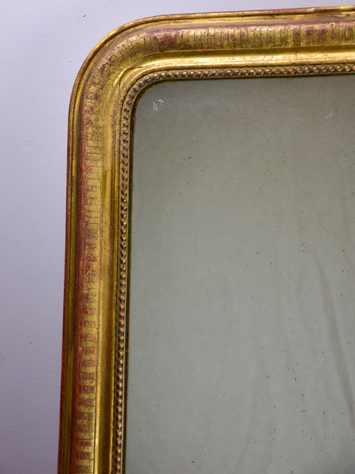 19th Century French Louis Philippe mirror with pretty gilt frame 26" x 36½"