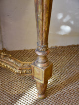 Antique Louis XVI console table with marble top