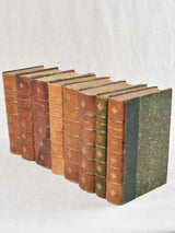 Antique French rustic literature collection