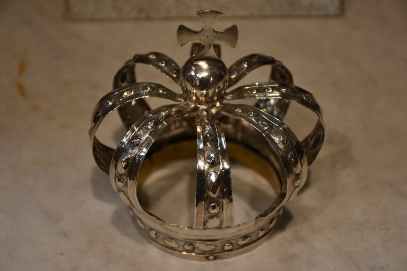 Petite French saints crown – silver plated