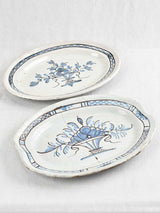 Pair of early 19th century French platters 16½"