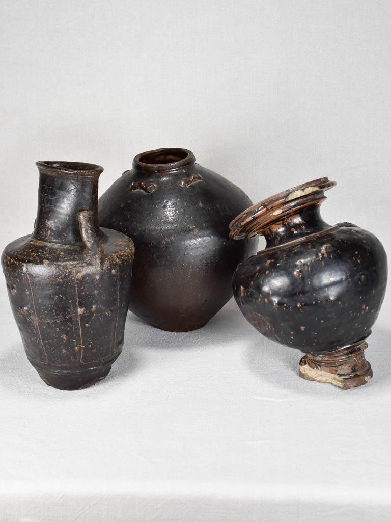 Three 17th-century Indonesian ceramic refuse