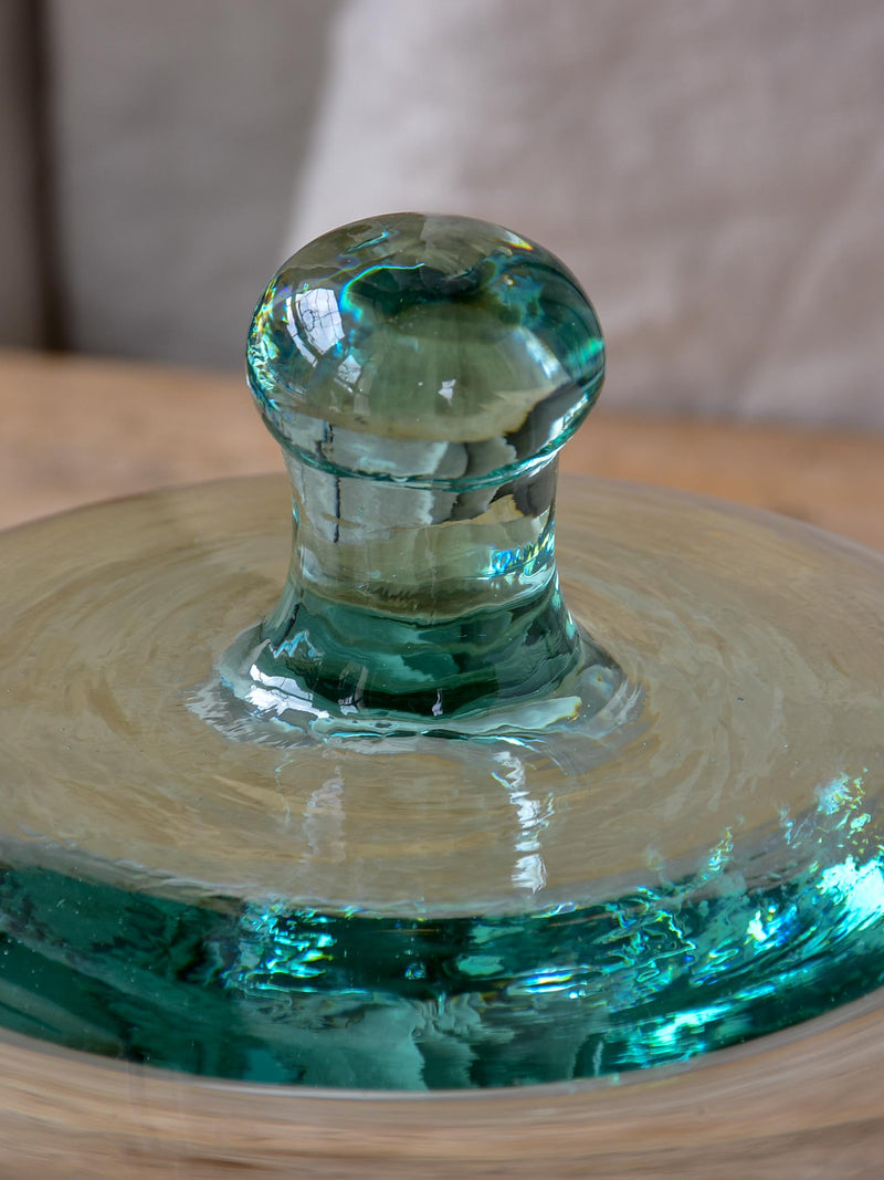 Antique French glass dome for cheese