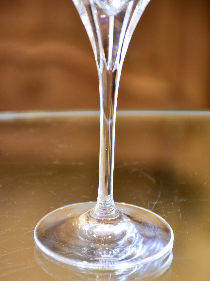 Set of twelve antique French crystal wine glasses – Chez Pluie