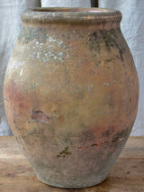 Antique French olive jar