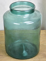 Large blown glass preserving jar 12½"