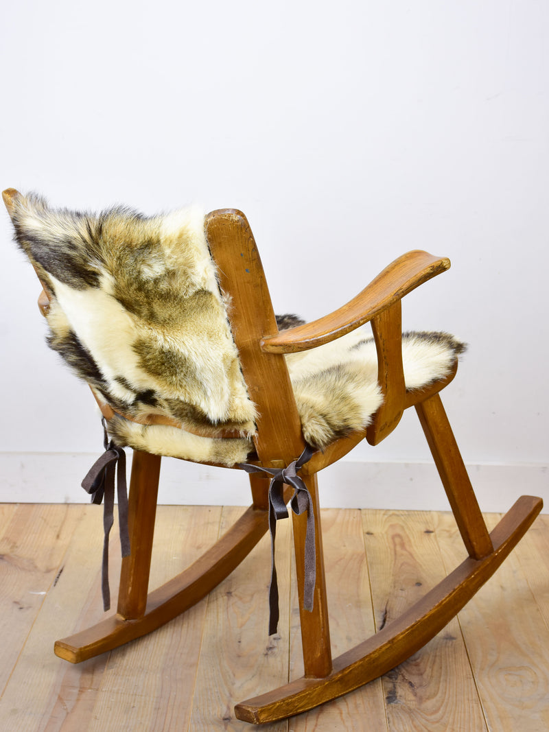 Franz-Xaver Sproll mid-century rocking chair