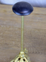 Pair of adjustable antique French hat stands