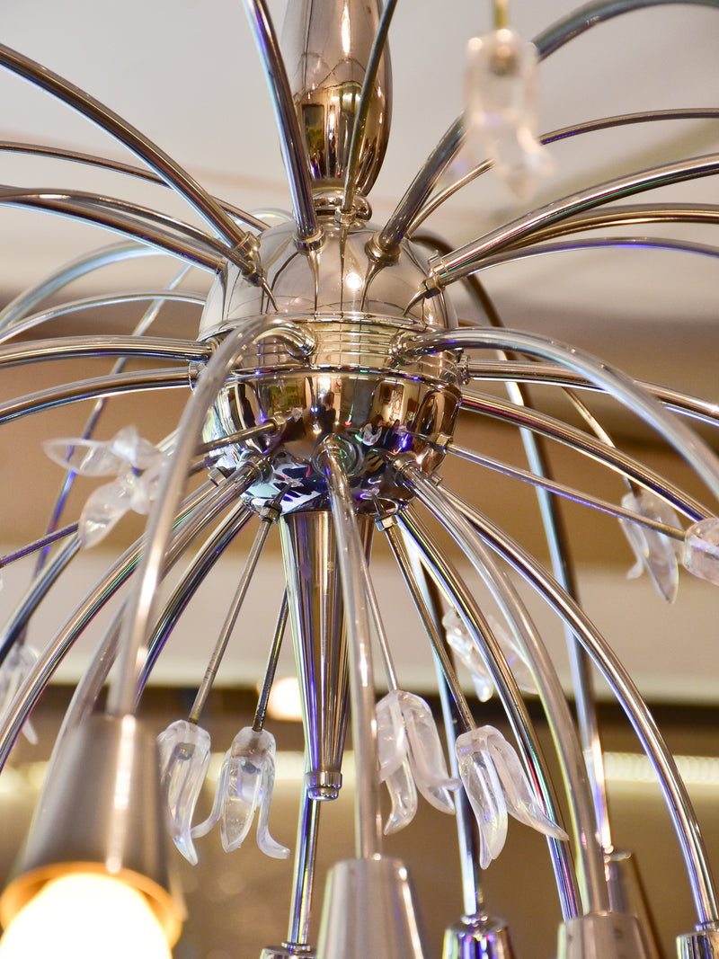 Mid-century sputnik chandelier with 24 lights