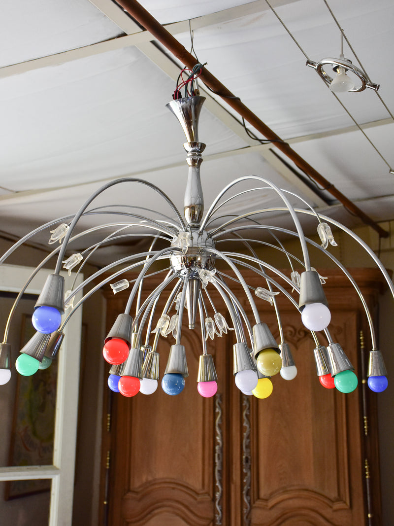 Mid-century sputnik chandelier with 24 lights
