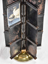 Antique French post card display stand - black 38½"