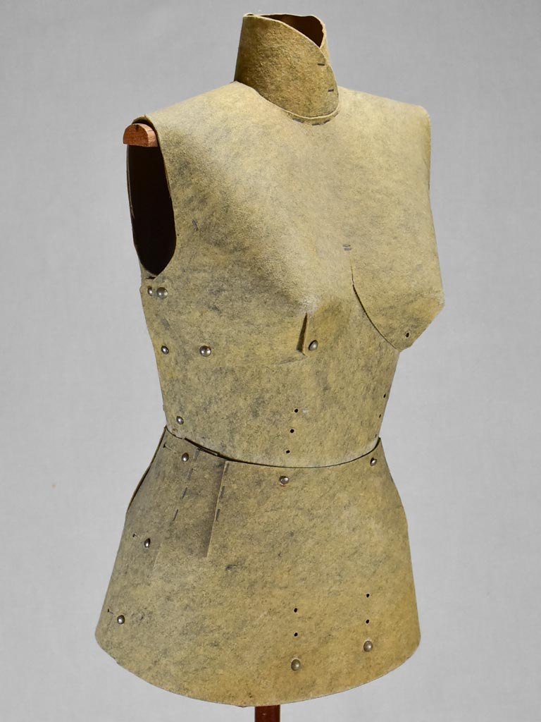 Antique French female mannequin 54"