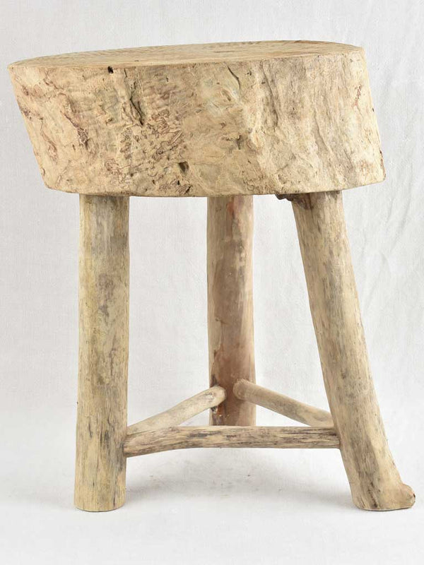 Large Primitive driftwood table / pedestal 26½"