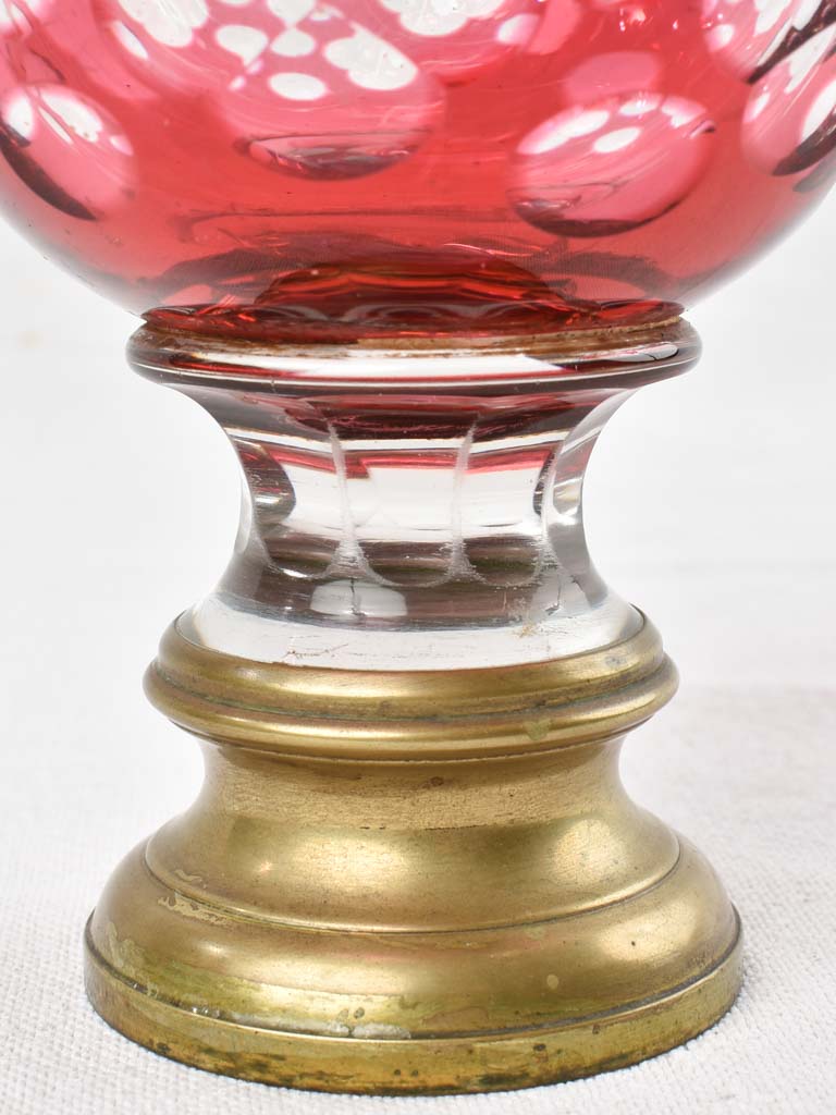 Rare Nineteenth-century Crystal Balustrade Ball