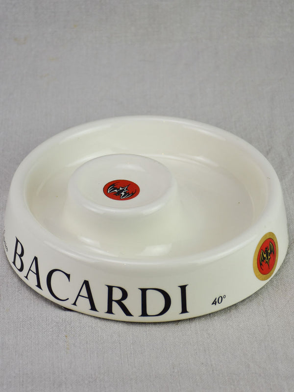 Vintage Large French Bacardi Rum Ashtray