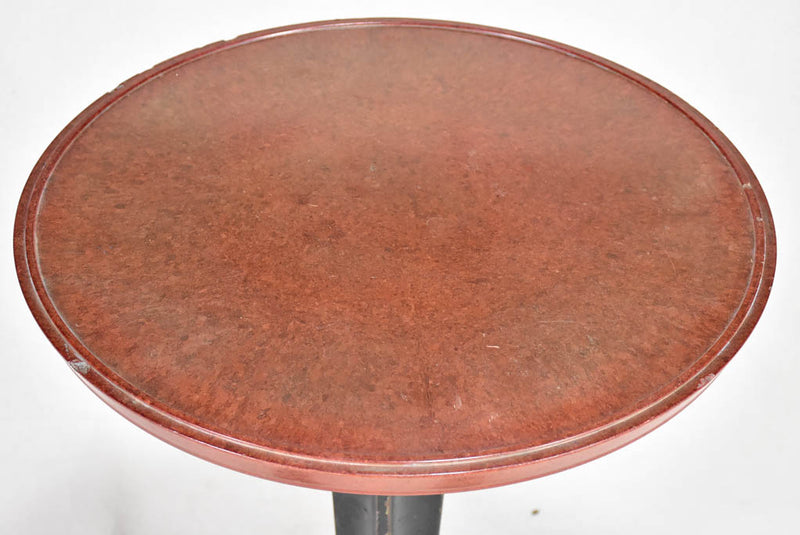 Art Deco bistro table - cast iron and Bakelite